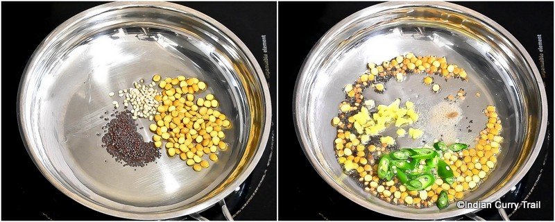 collage of preparing the seasoning